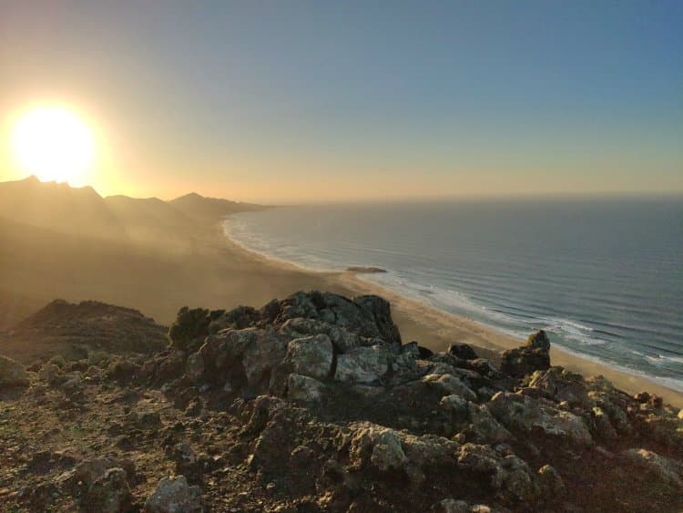 Mirador de los Canarios al atardecer