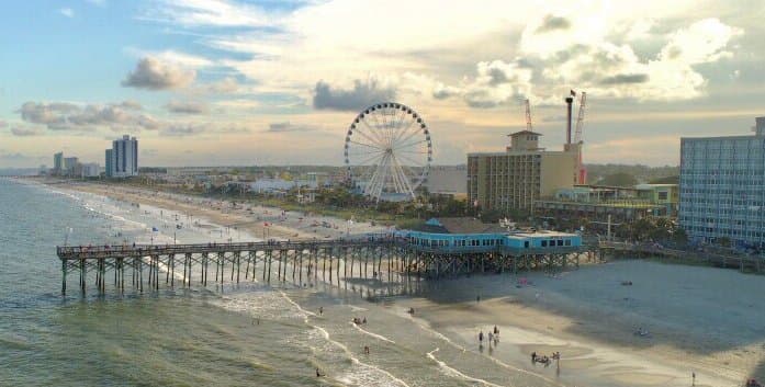 Dramatic ocean views, crashing surf, and breathtaking sunsets await you at Pier 14 restaurant and lounge