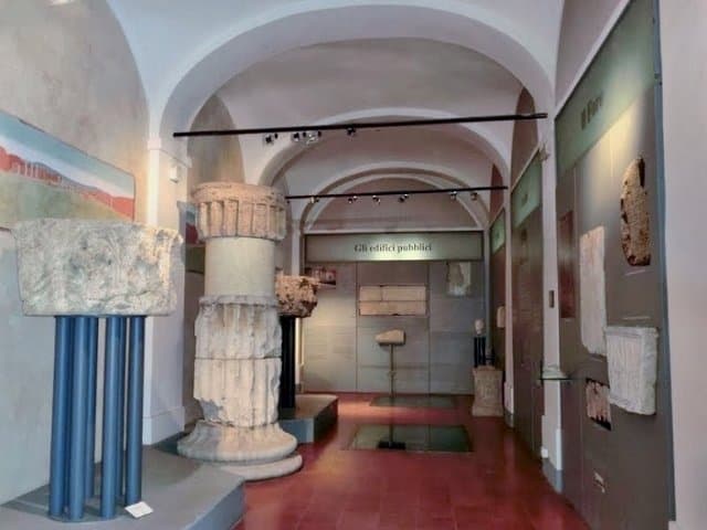 Una delle sale espositive