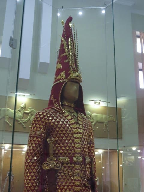 Golden man replica