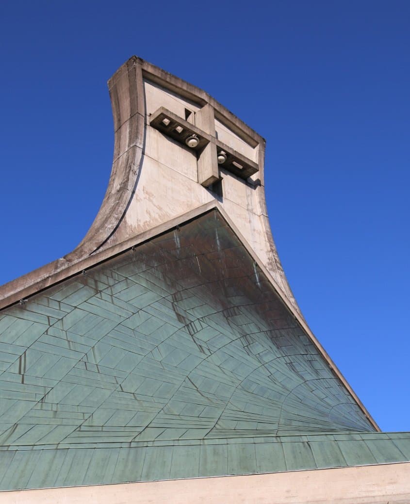 Vue extérieure de cette église 