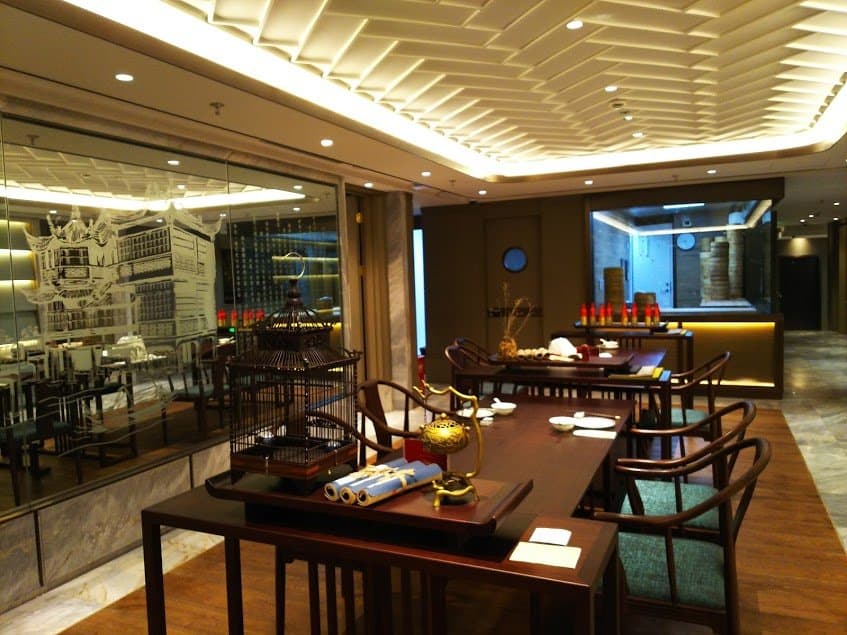 個室のあるフロア。綺麗です