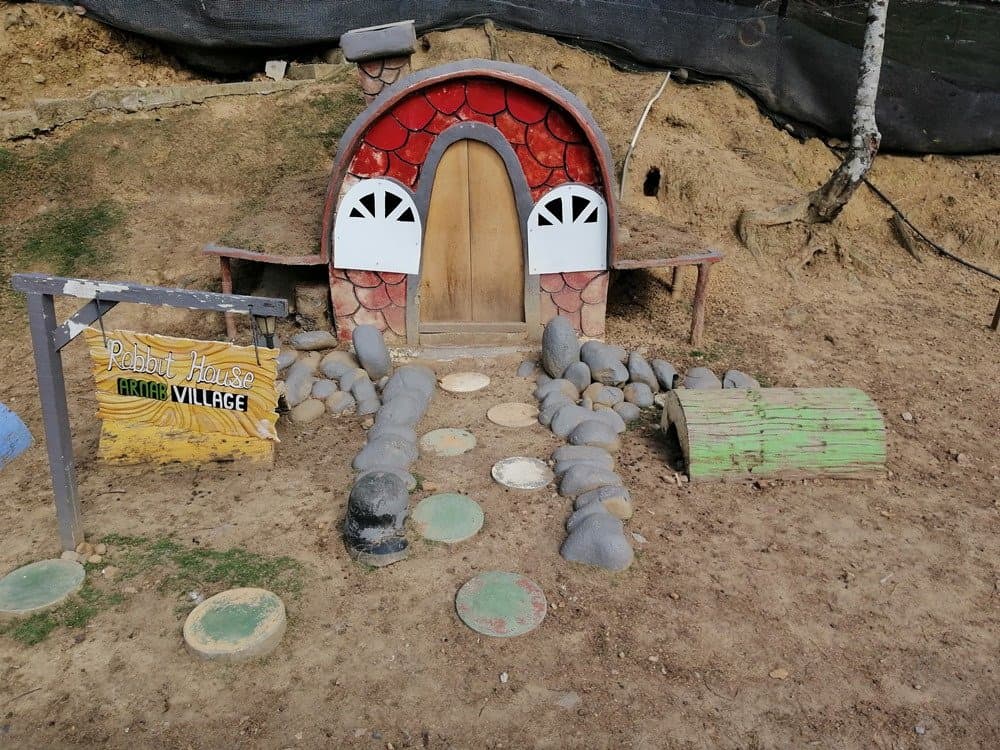 Cute rabbit house