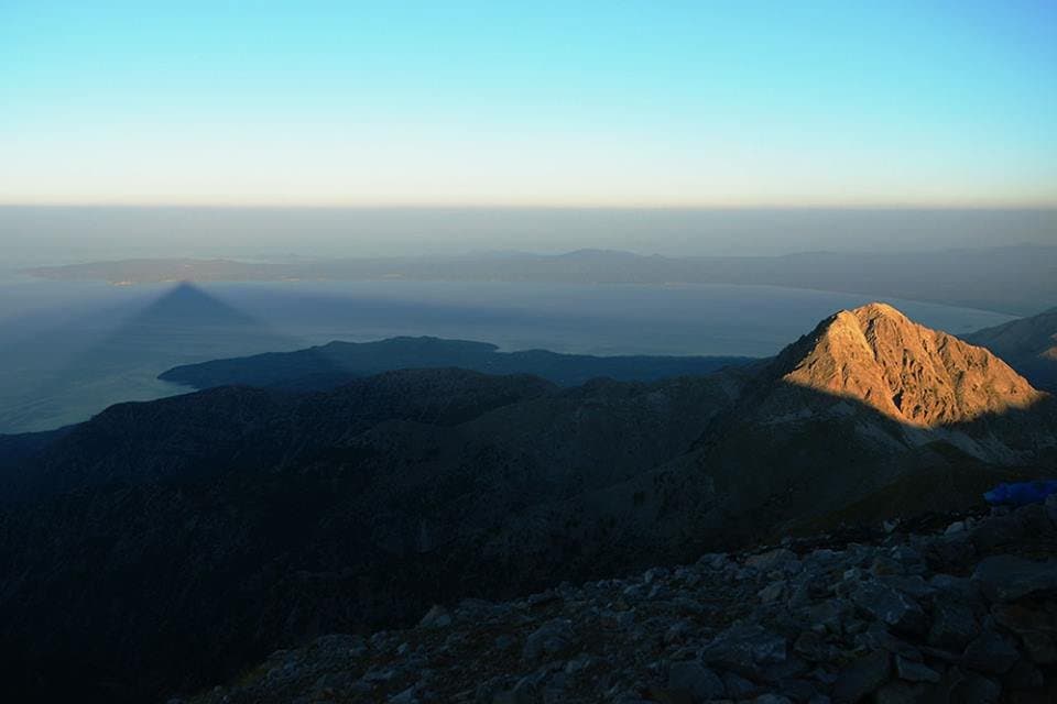 Taygetos pyramid/ sunrise
