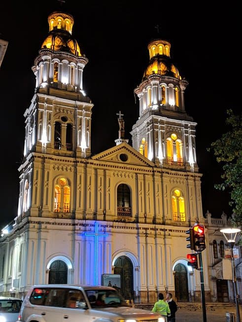 Stroll by in the evening.