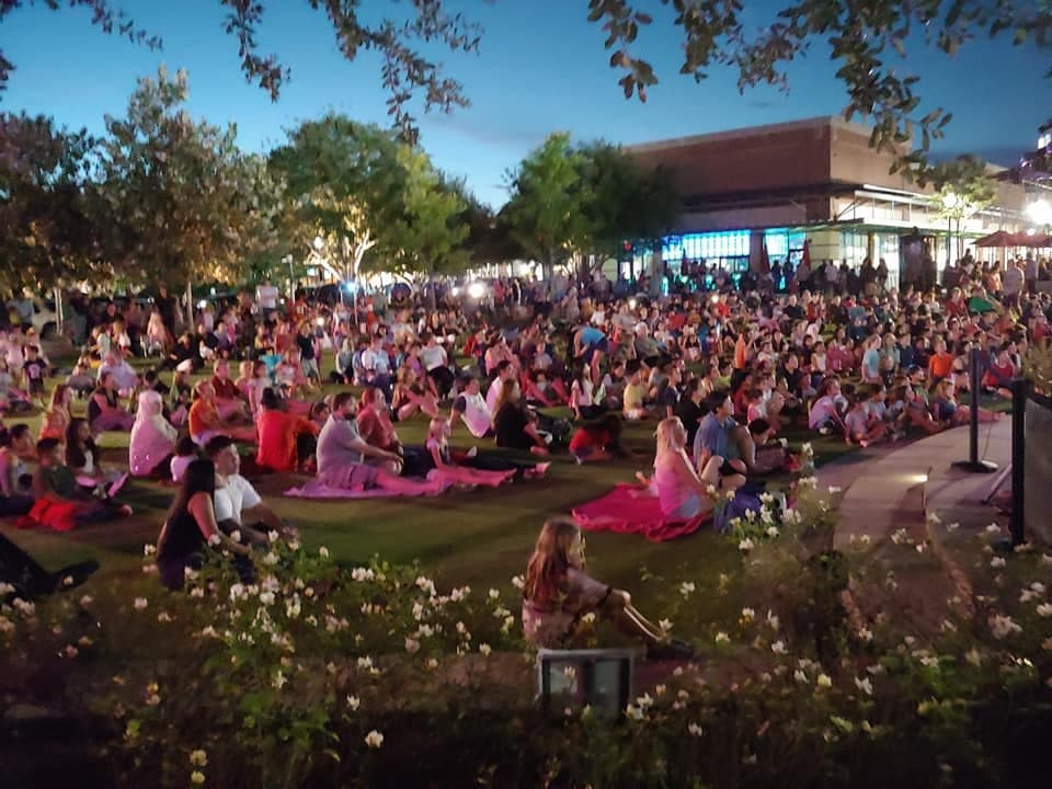 Over 1,500 come out to enjoy the events at Central Green on any given night.