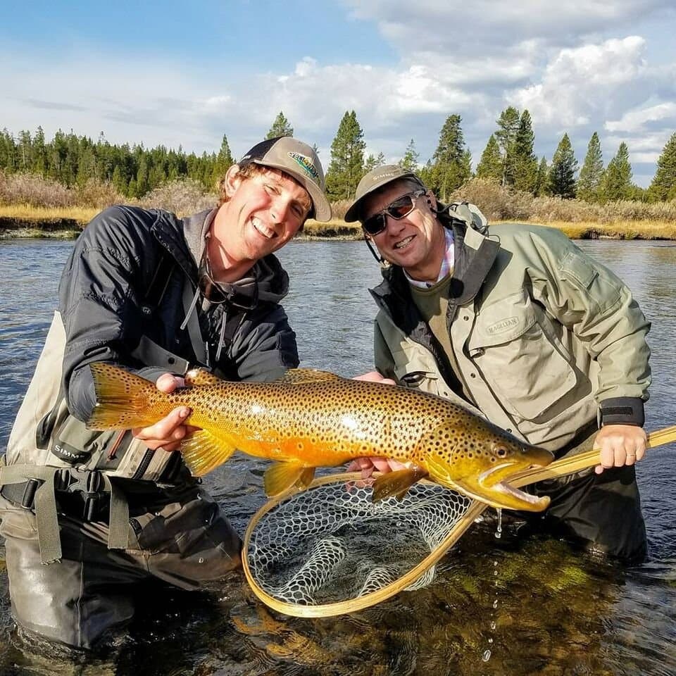 Guide Max Anderson and fellow angler