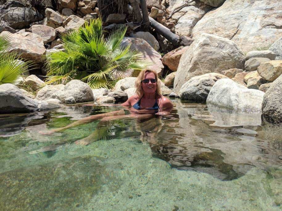 The Hot Springs were about 102°.