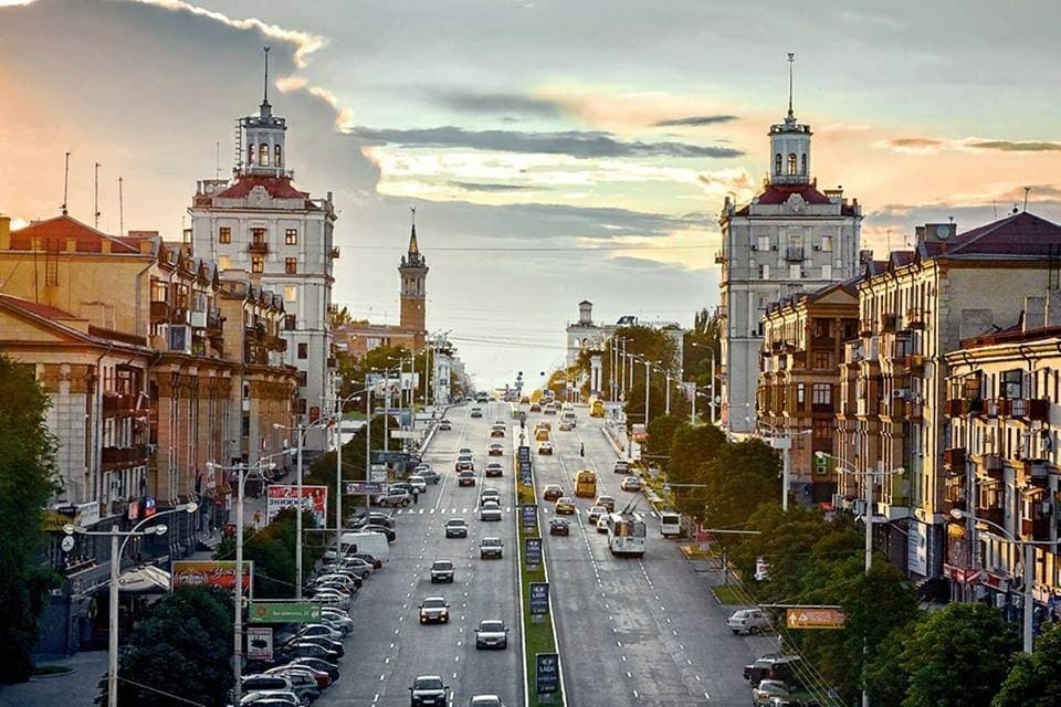 Sobornyi Avenue Murals Corridor