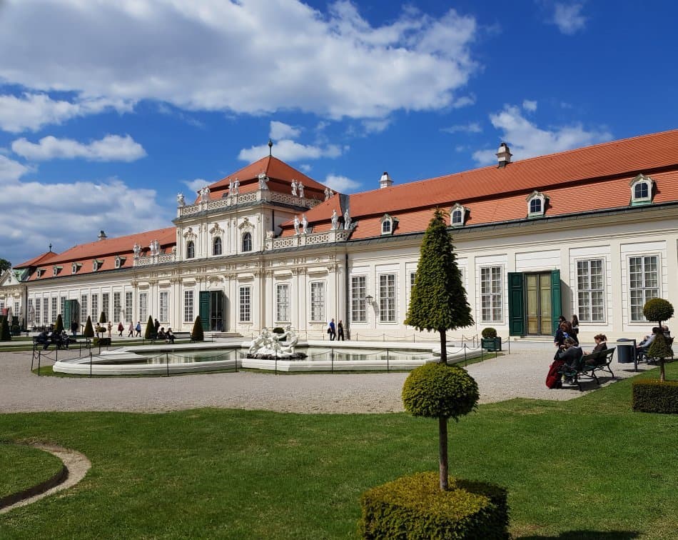 Beautiful gardens and architecture