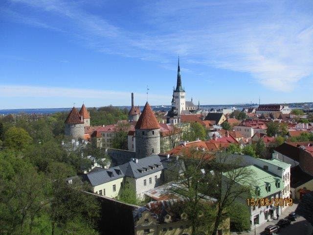 view of the town