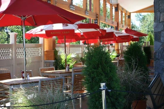 Our patio is very popular with guests for outdoor dining!