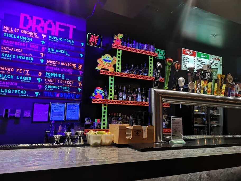 Tilt Arcade Bar