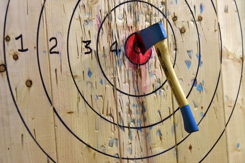 Go Axe Throwing at Axe Club