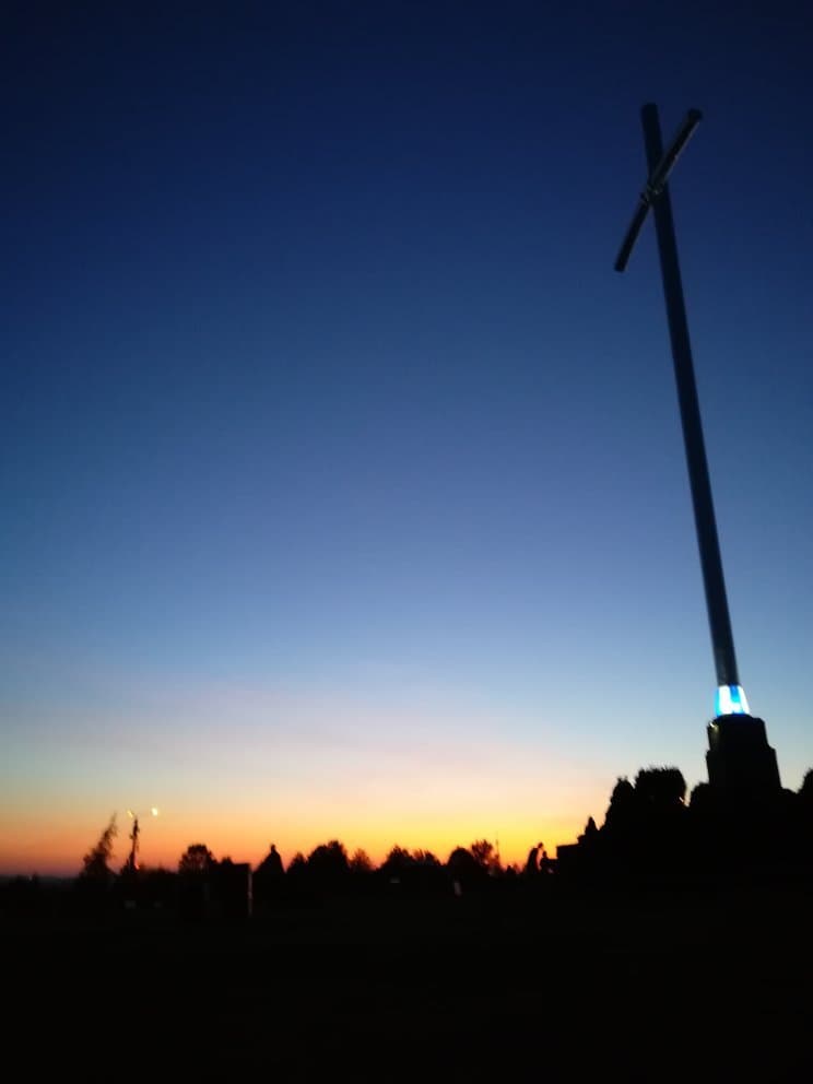 Trzy Lipki Hill and Millennium Cross