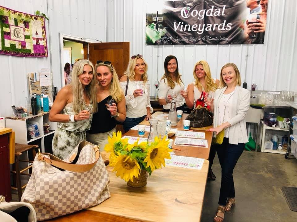 We had a private room for our tasting...we were loud! 