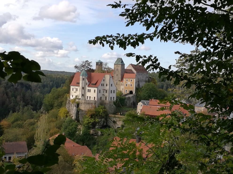 Hohnstein Castle and Town Saxony Germany