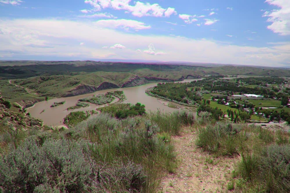 The view from the Sacrifice Cliff