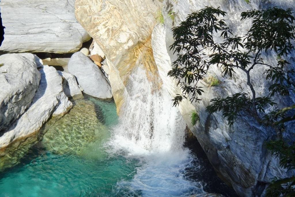 A mini waterfall