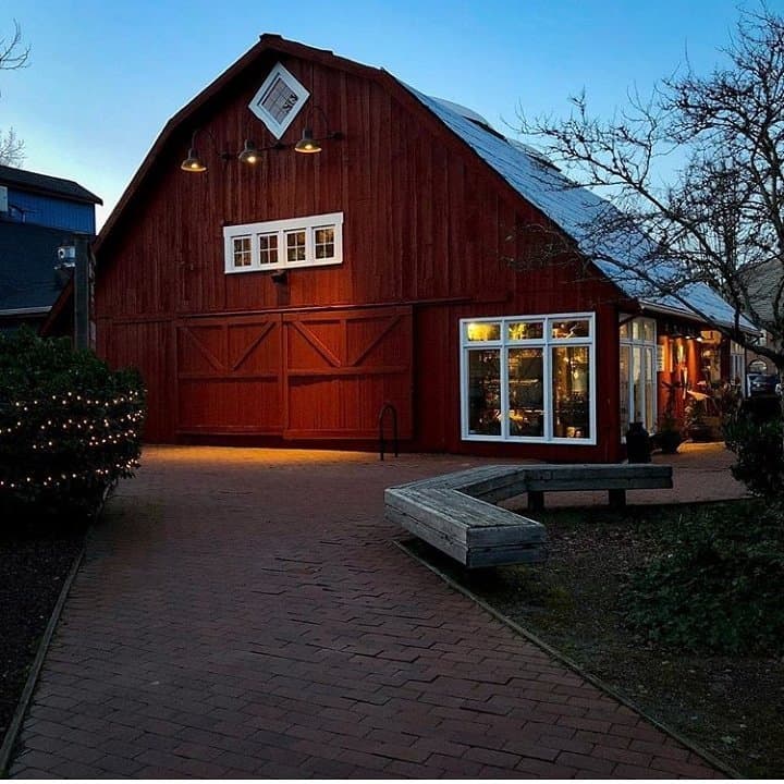 Gilman Village is full of Issaquah's original buildings but it's a completely modern restaurant and shopping center.