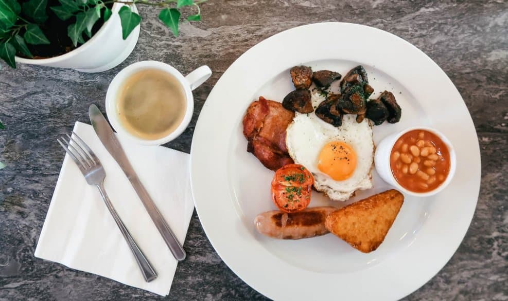 Half English Breakfast (served all day)