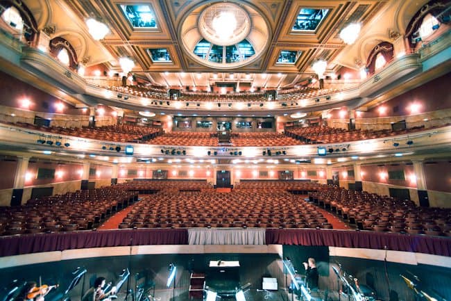 Festival Theatre, Edinburgh view from stage