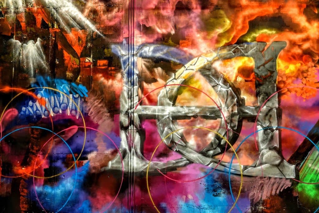 Mural of Romanian Artist Obie Platon