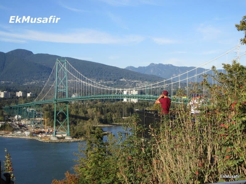 Lions Gate Bridge.