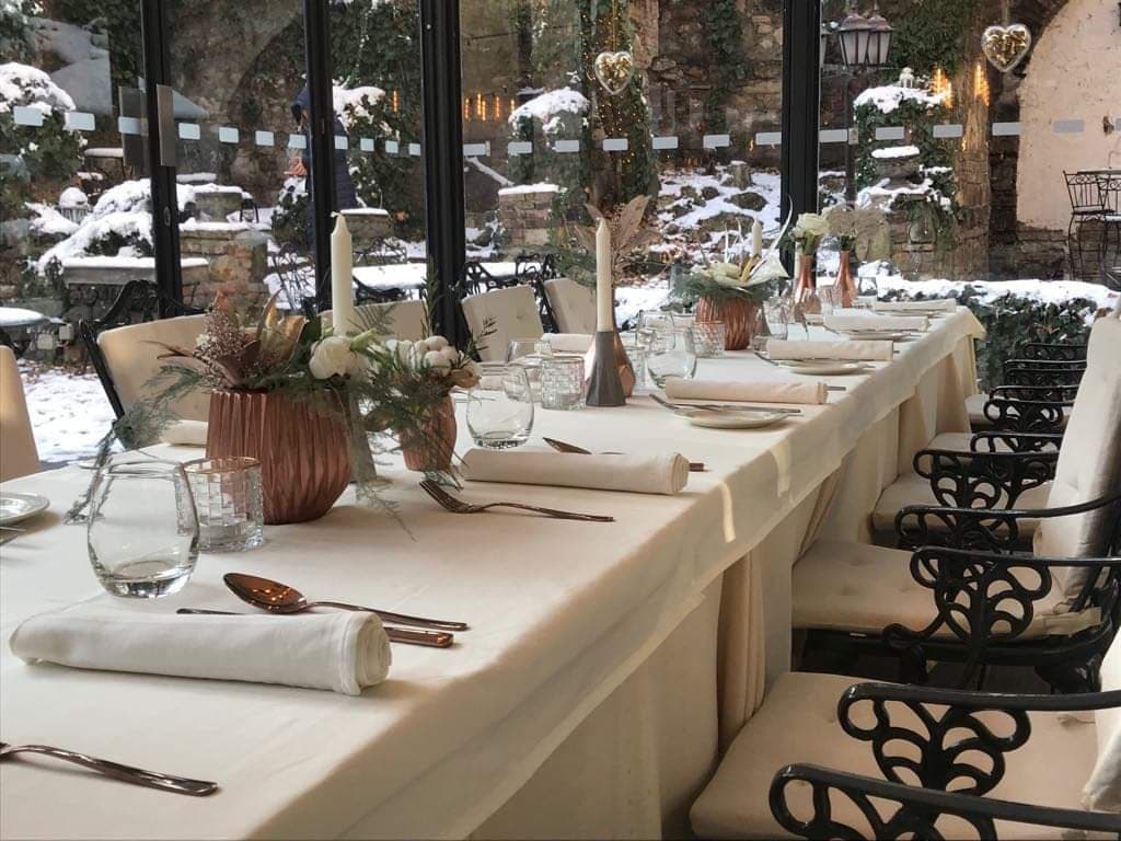 Pavillon de Paris in wintertime