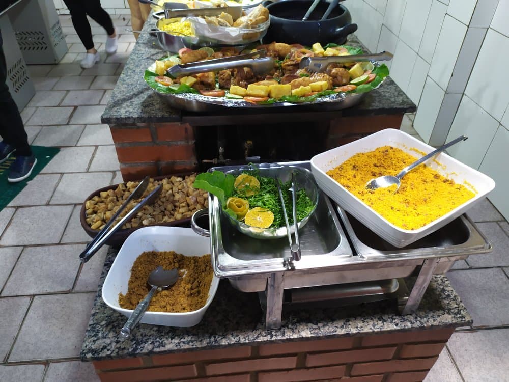 Realmente a comida é deliciosa