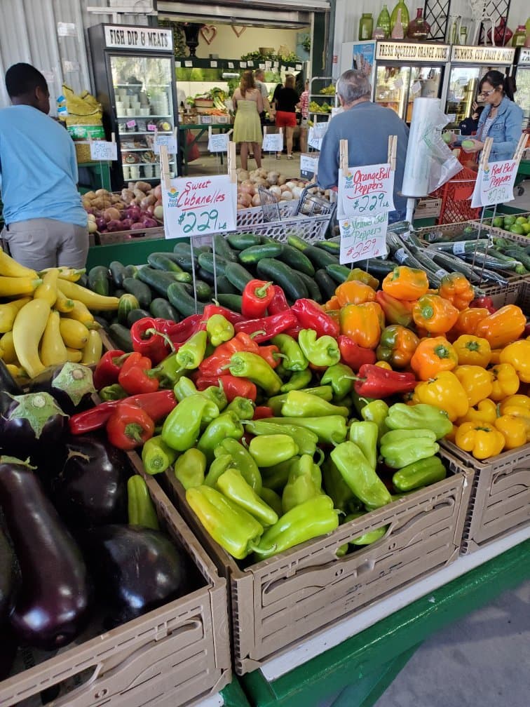 Bill Lewis of Vero Beach spending some quality time at Nelson Family Farms in Fort Pierce, Florida.