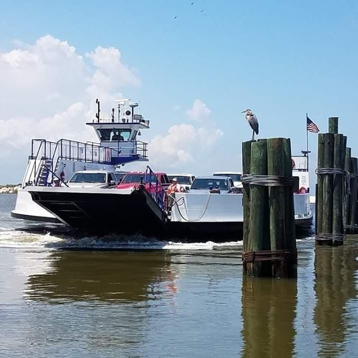 It's always a great day for a ferry ride on the Mobile Bay Ferry! 