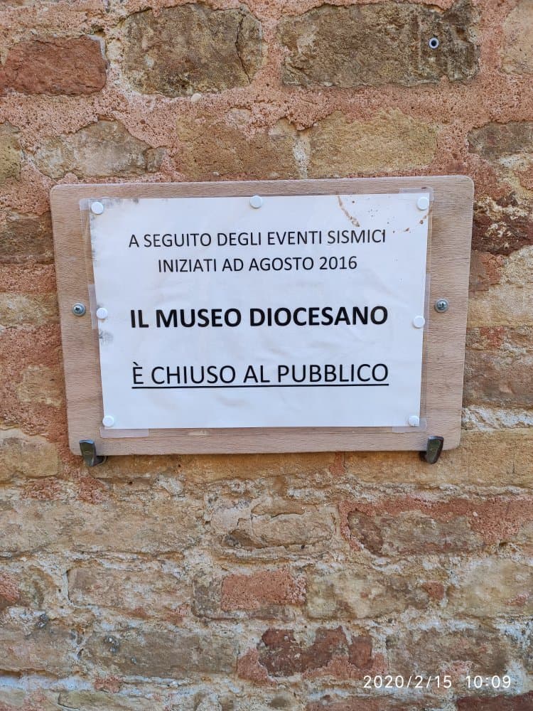 Avviso di chiusura