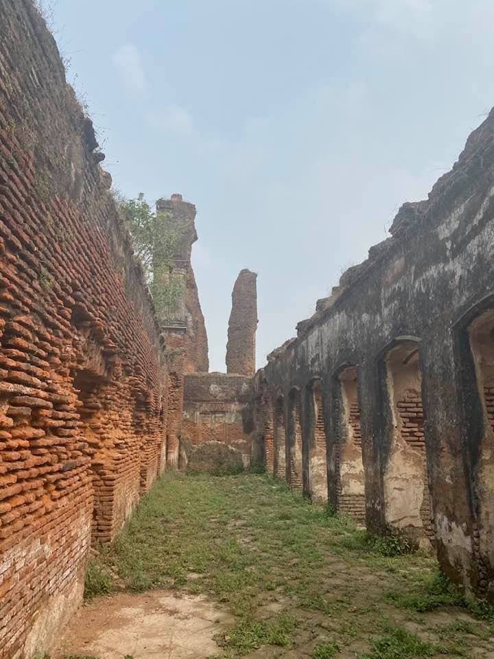 View from inside the palace