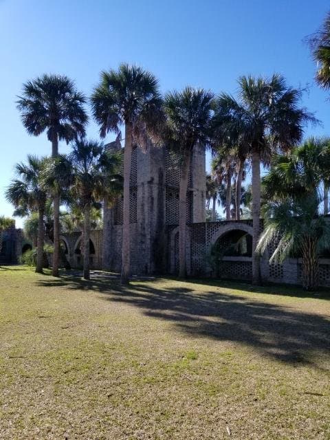 Outside