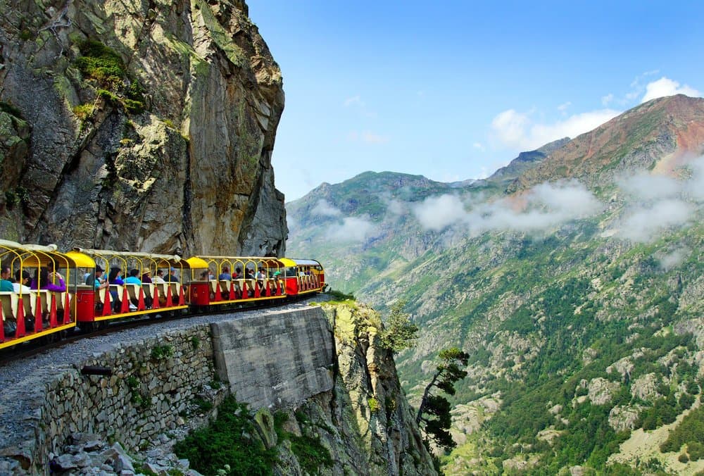 Trajet à bord du petit train d'Artouste - 2000m d'altitude