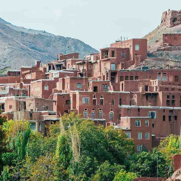 Abyaneh village. The 1,500-year-old village of Abyaneh is characterized by the reddish style of the adobe houses @lostinpersia