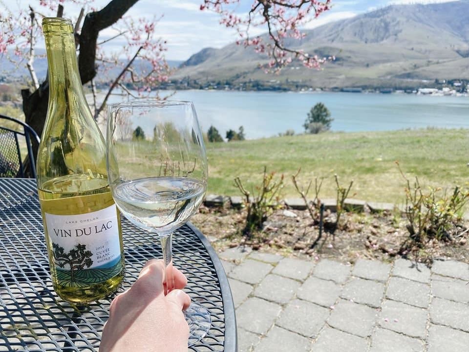 Enjoy your wine from our patio and enjoy the gorgeous view. 