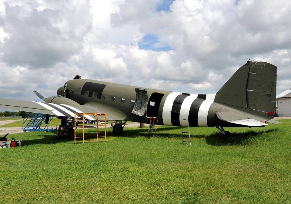 Original WWII airplane