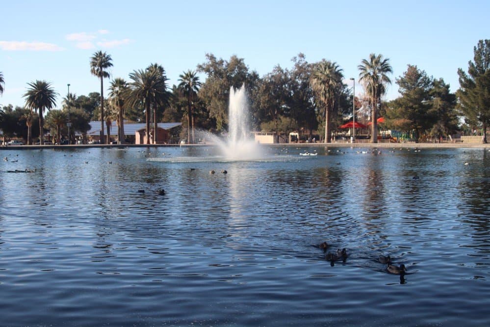 The lake!