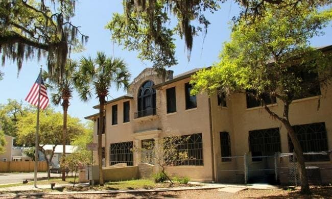 A sunny day at the Lincolnville Museum and Cultural Center.