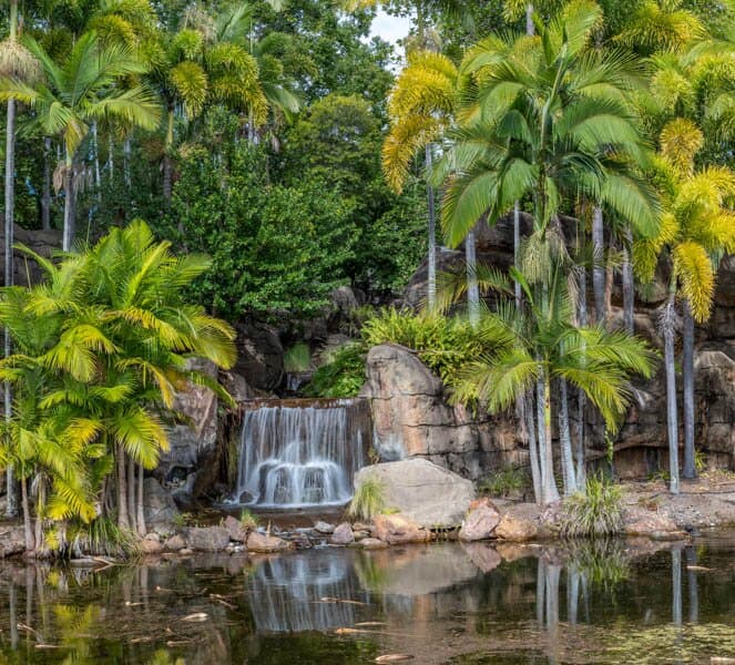 Kershaw Gardens Waterfall