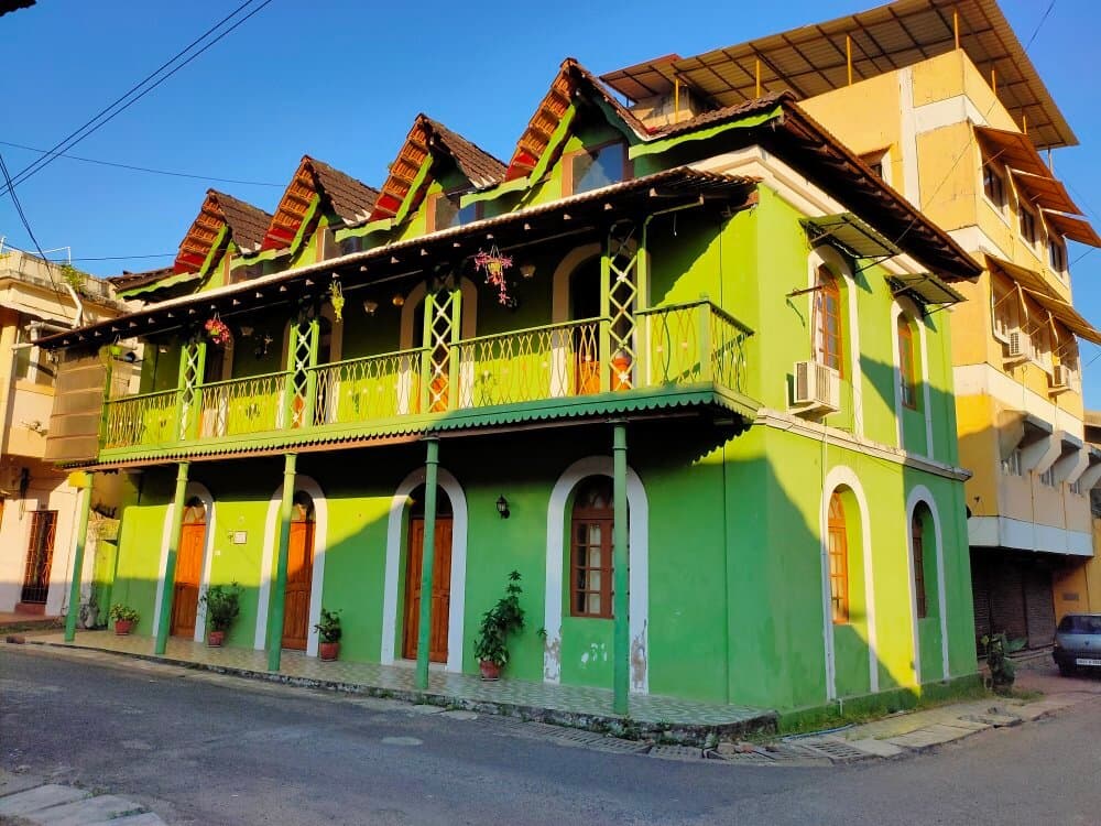 Fontainhas Panaji Goa or Mandovi Riverside Panaji Goa