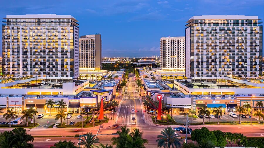 Discover Downtown Doral and all of its offerings. Escape the day-to-day routine by visiting locally owned storefronts like Skyros Sport and Ballet Boutique, or enjoy happy hour at the finest eateries in South Florida like Bulla Gastrobar, Dragonfly Izakaya & Fish Market, Las Vegas Cuban Cuisine, and Pisco y Nazca Ceviche Gastrobar.