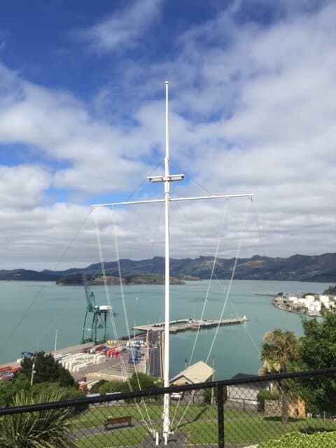 View over  Port Lyttleton from Timeball Station