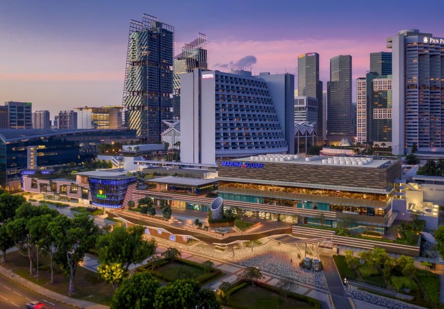 Marina Square Facade 2 - Night