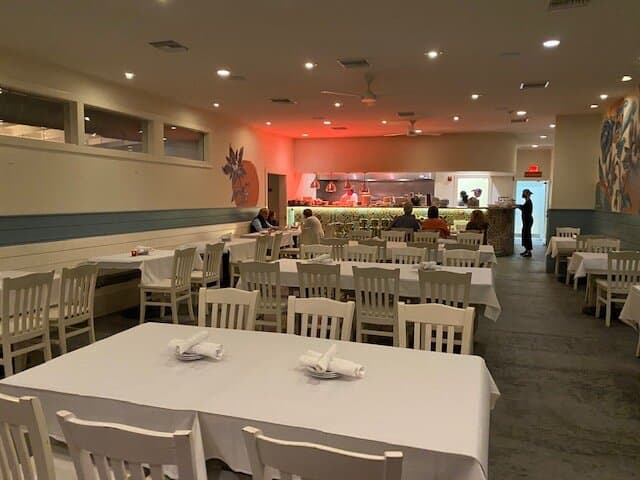 Interior main dining room.