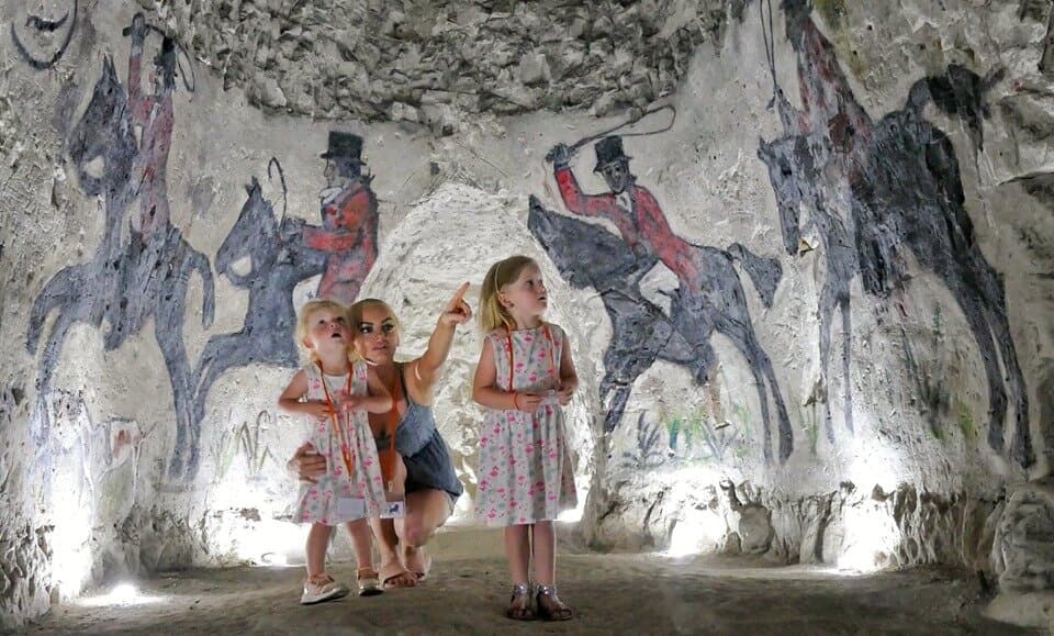 Visitors enjoying the Caves.

Copyright Frank Leppard