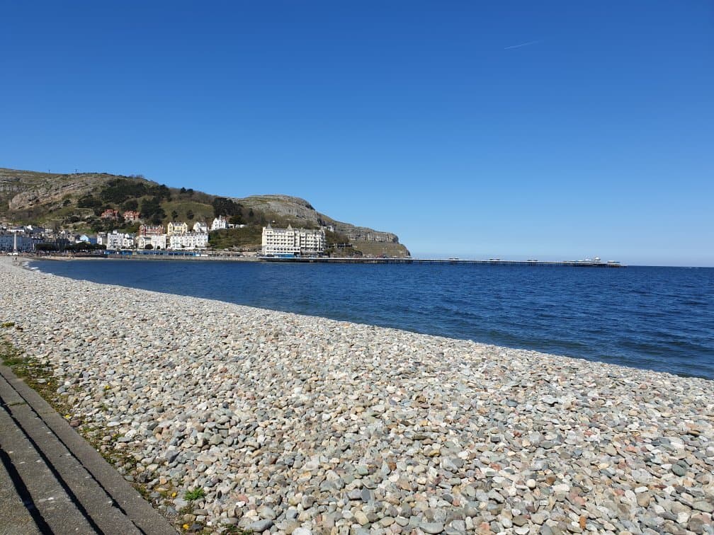 North Shore Beach, Llandudno - April 2021