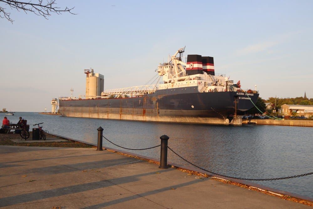 A huge boat
